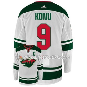 Minnesota Wild Hockeydrakt MIKKO KOIVU 9 Hvit Adidas Authentic - Herre